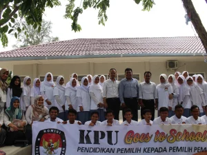 Pelajar Sekolah Dasar Terima Wasbang Pancasila dari Satgas TMMD Kodim Ateng