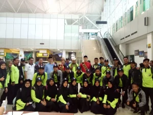Kontingen Pramuka Santri Aceh tiba di Jambi