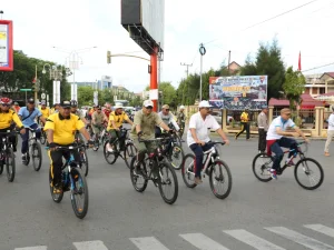 Melalui Gowes, Bangun Sinergitas TNI - Polri