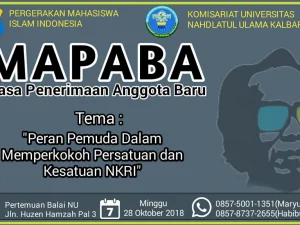 MAPABA PMII Komisariat UNU Kalbar 2018