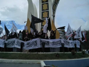 Masyarakat Aceh Gelar Aksi Peduli Panji Rasulullah