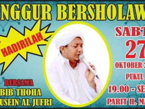 Punggur Bersholawat bersama Habib Thoha Bin Husain al Jufri 2018