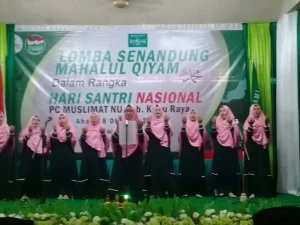 Muslimat NU Kubu Raya Gelar Lomba Senandung Mahalul Qiyam