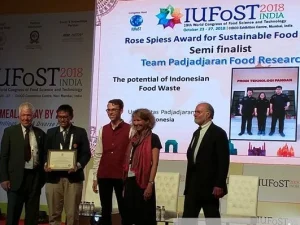 Berkat Limbah Makanan, Lima Mahasiswa Unpad Jadi Juara  di India 