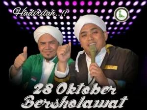 28 Oktober Bersholawat bersama Majelis Miftahus Syafa'ah Asshofa