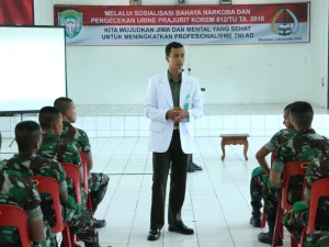 Antisipasi Penyalahgunaan Narkoba, Korem 012/TU Gelar Sosialisasi P4GN