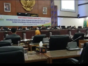 DPRA Gelar RDPU Rancangan Qanun Aceh  Perubahan Atas Qanun Aceh Nomor 6 tahun 2016
