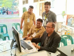 Tiba di Aceh, Kakanwil  Tinjau Lokasi Ujian SKD CPNS