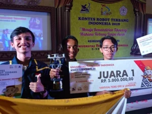 UGM Juara Umum Kontes Robot Terbang Nasional di Lampung