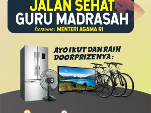 Peringati Hari Guru Nasional, Kemenag Gelar Jalan Sehat