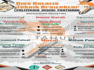 Selain Seminar Nasional SENTARUM, Ini Rangkaian Acara Dies Natalis Jurusan Teknik Arsitektur POLNEP 