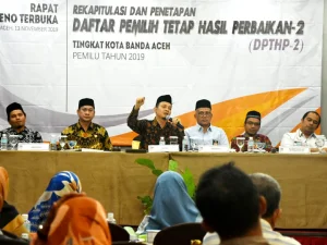 KIP kembali Tetapkan 157.884 DPT di Kota Banda Aceh