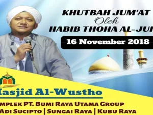 Khutbah Jumat Masjid al-Wustho bersama Habib Thoha Bin Husain al-Jufri