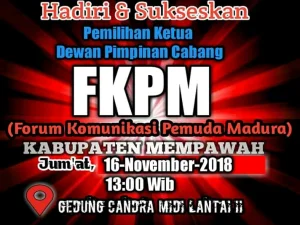 Pemilihan Ketua DKC Forum Komunikasi Pemuda Madura Kabupaten Mempawah