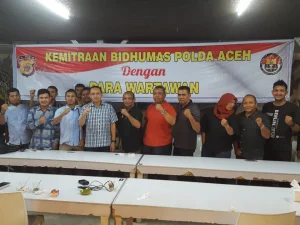 Kabid Humas Polda Aceh Gelar Pertemuan dengan Awak Media