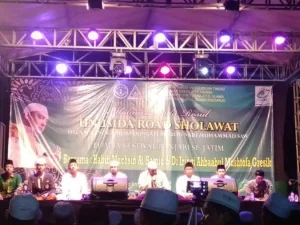 Peringati Maulid Nabi, Pelajar NU Unusida Bershalawat