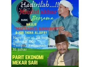 Mekar Sari Bersholawat bersama Habib Thoha bin Husain Al Jufri