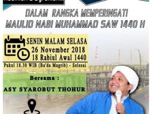 Kampung Luar Bersholawat bersama Habib Thoha Bin Husain al Jufri