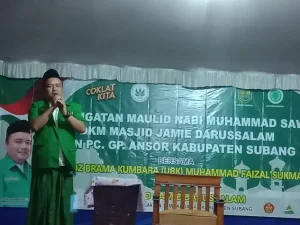 Gelar Peringatan Maulid Nabi, Ansor Subang Ajak Perangi Hoax