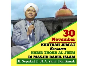 Khutbah Jumat Masjid Babul Islam  bersama Habib Thoha Bin Husain al-Jufri
