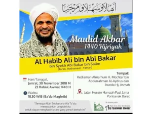 Pal 5 Bersholawat bersama bersama Habib Ali BSA dan Majelis Asy Syarobut Thohur
