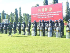Korem 012/TU Gelar Latihan Penanganan Konflik Sosial