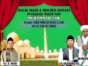 Wajok Hilir bersholawat bersama Habib Thoha Bin Husain al Jufri