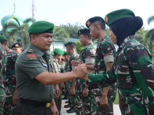 Kasdam Sambut Kontingen Yongmoodo Kodam IM