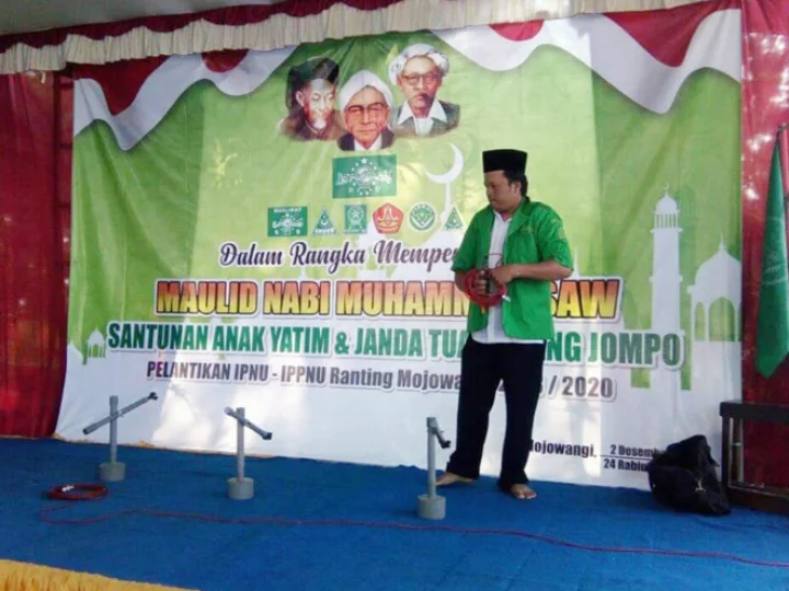 Santuni Yatim dan Janda, Beginilah Aktivitas Ansor Jombag Saat Gelar 212