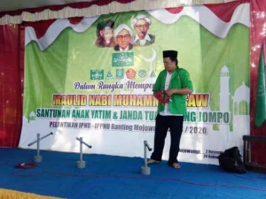 Santuni Yatim dan Janda, Beginilah Aktivitas Ansor Jombag Saat Gelar 212
