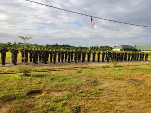 Brigif 25/Siwah Tanamkan Disiplin melalui Latihan PBB