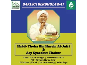 Sakura Bersholawat bersama Habib Thoha Bin Husain al-Jufri