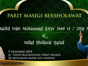 Parit Masigi Bersholawat bersama Habib Thoha Bin Husain al Jufri