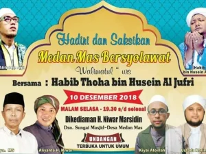 Medan Mas Bersholawat bersama Habib Thoha Bin Husain al-Jufri