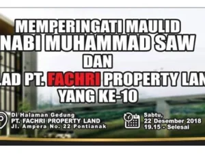 Fachry Property Land Bersholawat bersama Habib Abdullah Ridho Bin Yahya