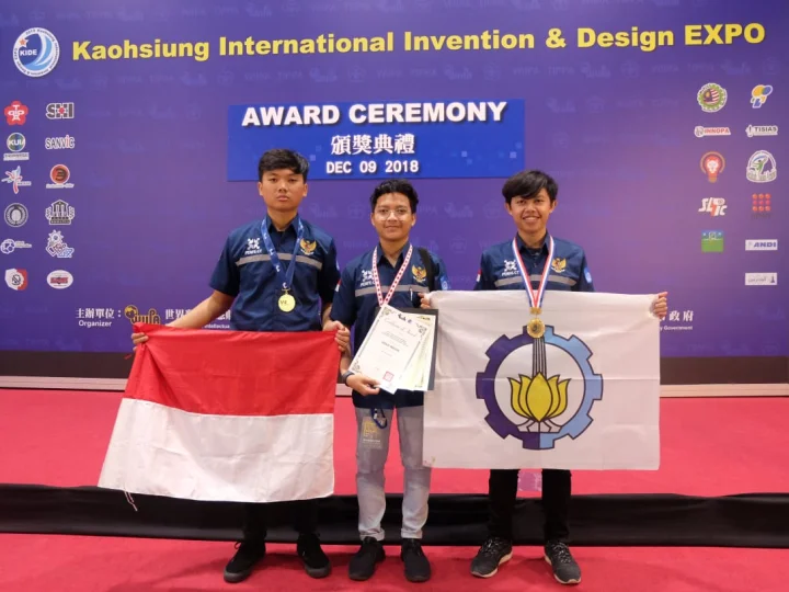 Ciptakan Beton dari Cangkang Keong, Mahasiswa ITS Raih Tiga Penghargaan di Taiwan 