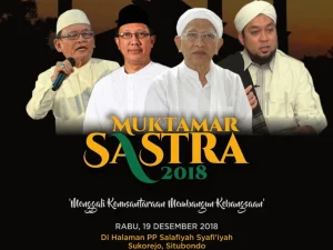 Muktamar Sastra Digelar Pertama Kali, Pesantren Sukorejo Jadi Tuan Rumah