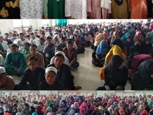 Ratusan Siswa SMPN 4 Hadiri Peringatan Maulid Nabi SAW