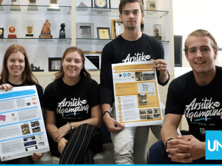 Kerjasama dengan UNS, Mahasiswa Rotterdam University Tawarkan Solusi Banjir di Solo