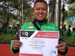 Ojek Online Harus Jadi Pelopor Keselamatan di Jalan Raya