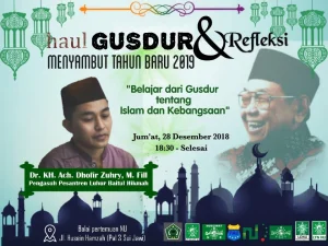 Haul Gusdur dan Refleksi Akhir Tahun bersama KH Ach Dhofir Zuhry dan PWNU Kalbar