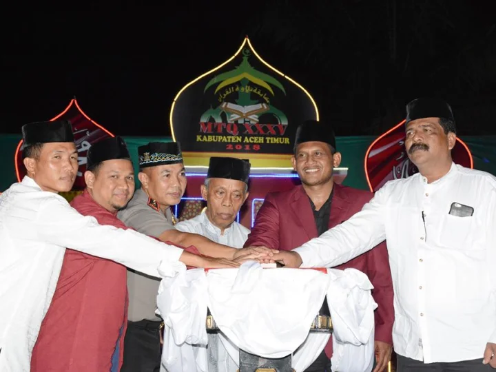 Bupati Rocky Buka MTQ XXXV di Ranto Peureulak
