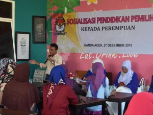 KIP Banda Aceh Sosialisasi Pendidikan Pemilih kepada Pengusaha Wanita