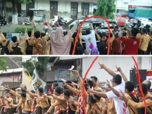 Ini Faktanya Saat Jokowi Diacungkan 2 Jari oleh Siswa SMP di Ponogoro