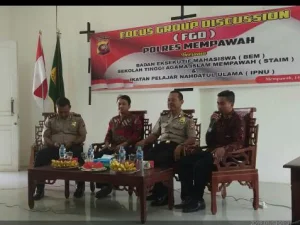 Mahasiswa dan Pelajar Mempawah Gelar FGD Kawal Pemilu Damai