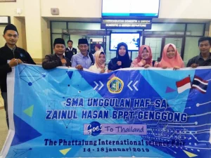 Terbang ke Thailand, SMAU Hafsha Genggong Ikuti Kompetensi Internasional