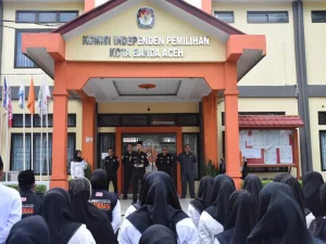 KIP Banda Aceh Kukuhkan 55 Relawan Demokrasi