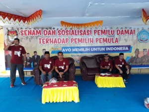 KIP Pidie Jaya Sosialisasi Pemilu Damai Terhadap Pelajar Pidie Jaya
