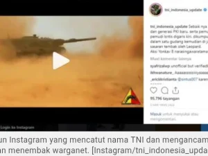 Catut Nama TNI, Akun Instagram Diblokir Kominfo