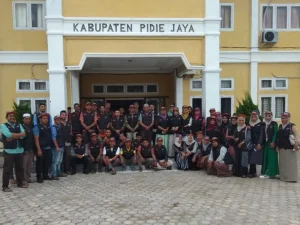 KIP Pidie Jaya Melakukan Silaturahmi dengan Relawan Demokrasi